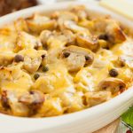 запеканка с грибами и сыром