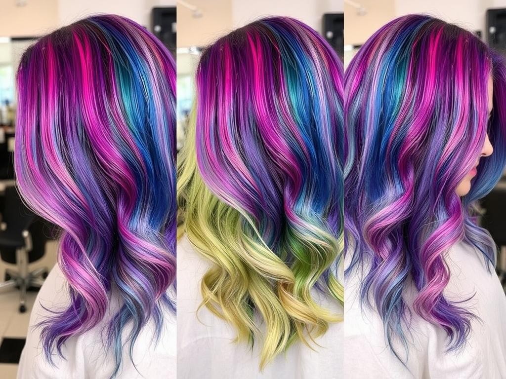 Hair coloring using the AirTouch techniqueфото