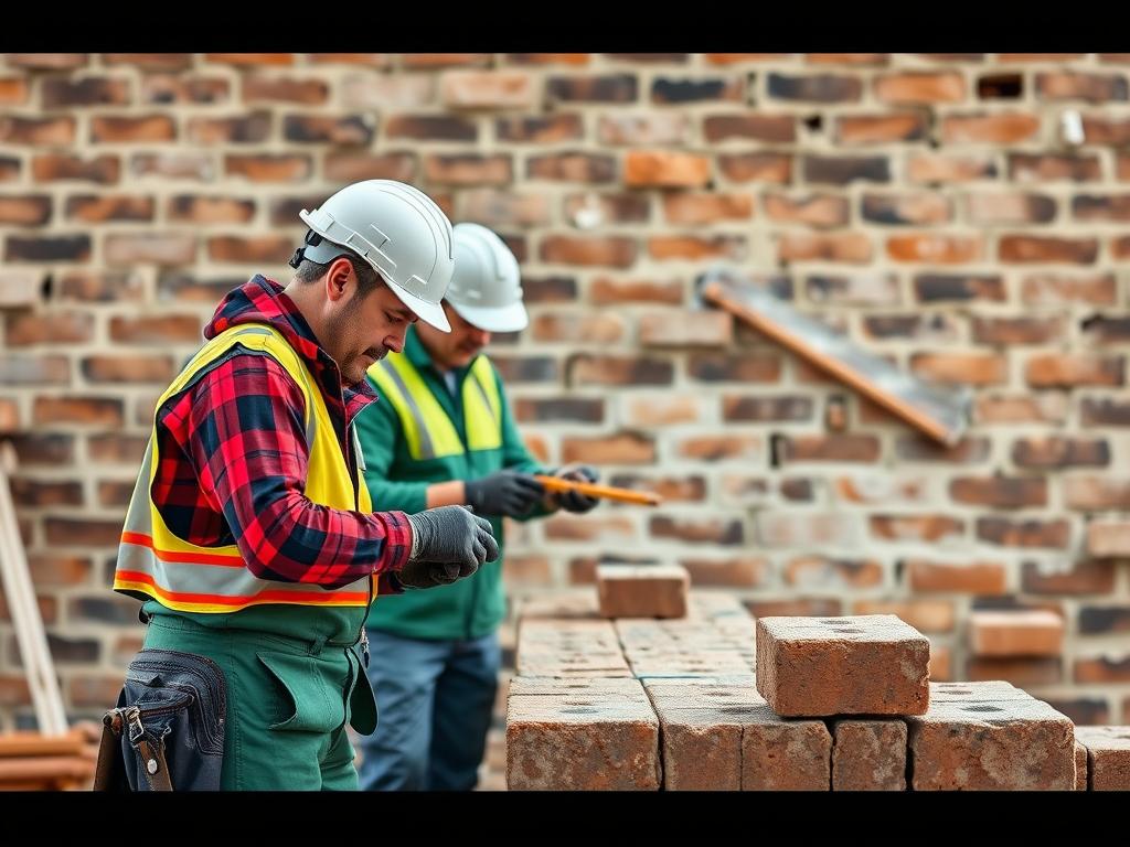 training of bricklayersфото