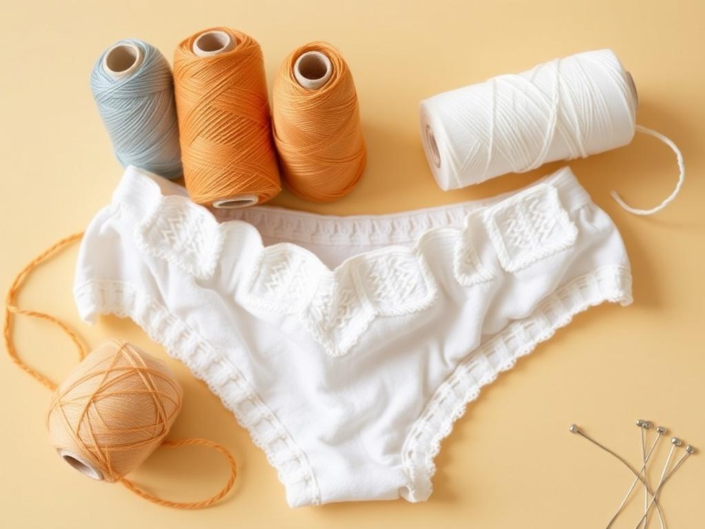 Threads for sewing underwearфото