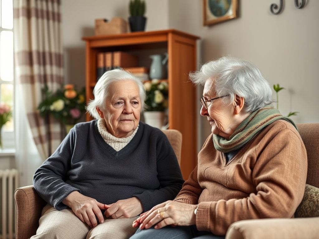 a care home for an elderly personфото