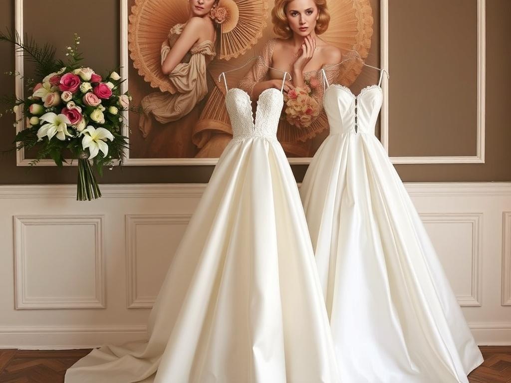 Сверкающий выбор: как подобрать свадебное платье из атласа, чтобы оно стало вашей историей