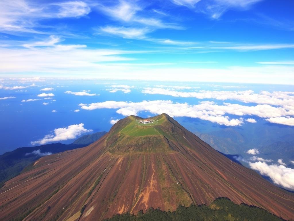 Ascent of Agung in Baliфото