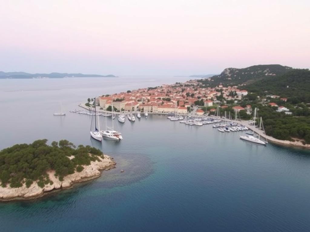 Mali Lošinj in Croatiaфото