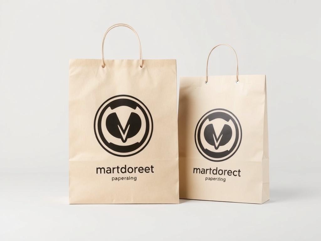paper bags with logoфото