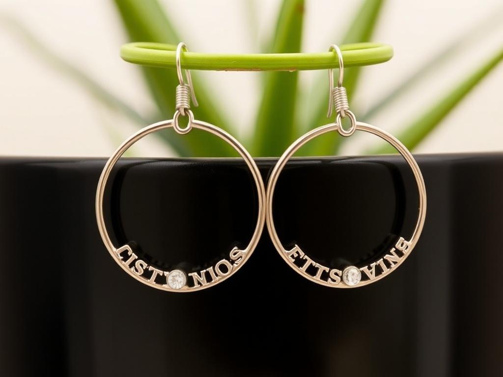 Hoop earringsфото