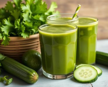 Зелёные соки с сельдереем и огурцом: детокс-эффект