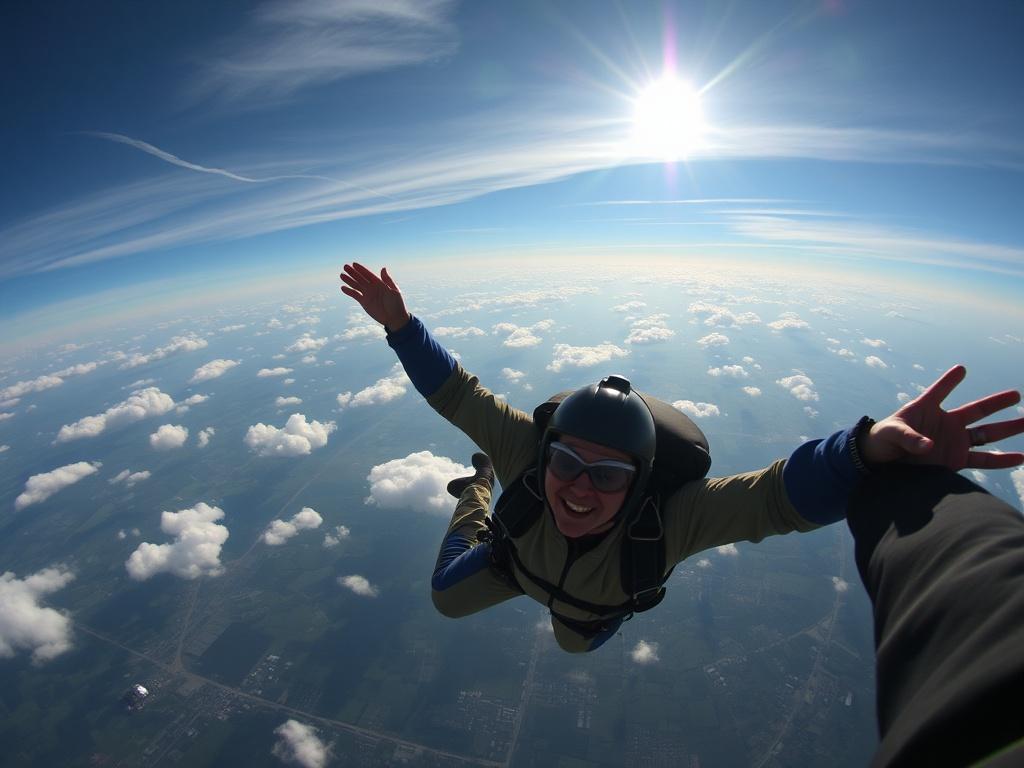 Movies and skydivingфото